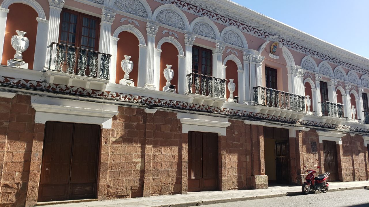 Colonial architecture in Sucre, Bolivia’s historic city center