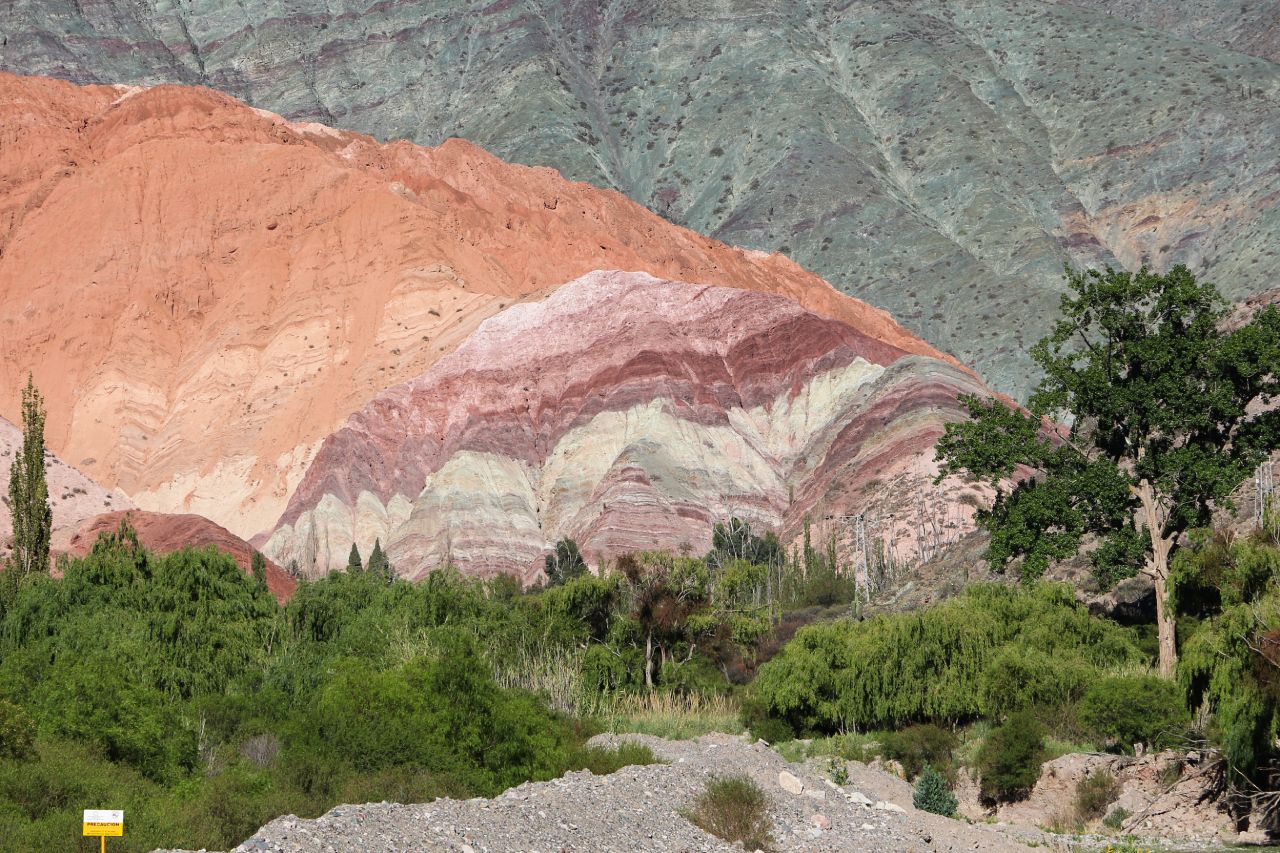 Colorful mountains and desert landscapes in Northwest Argentina